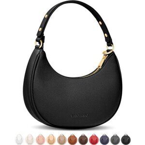 Crescent Bags For Women with RFID Protection, Half Moon Clutch Purses